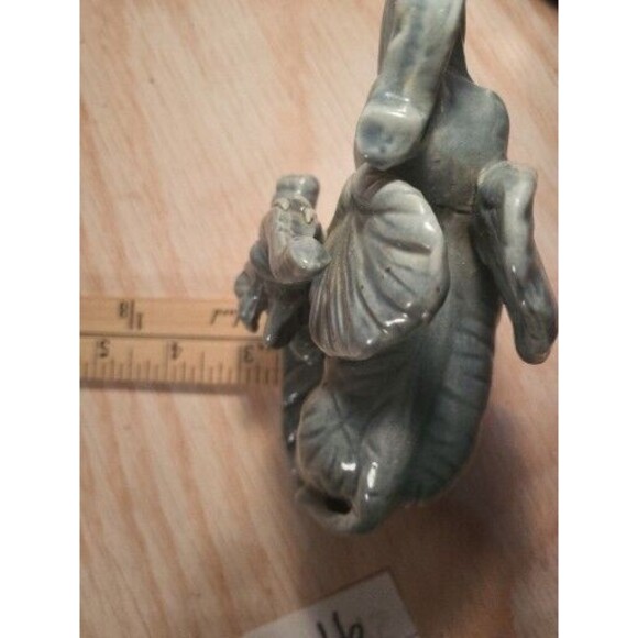 Ceramic Mama & Baby African Elephant s 4.5" by 4.5" 1 Handmade - Picture 12 of 12